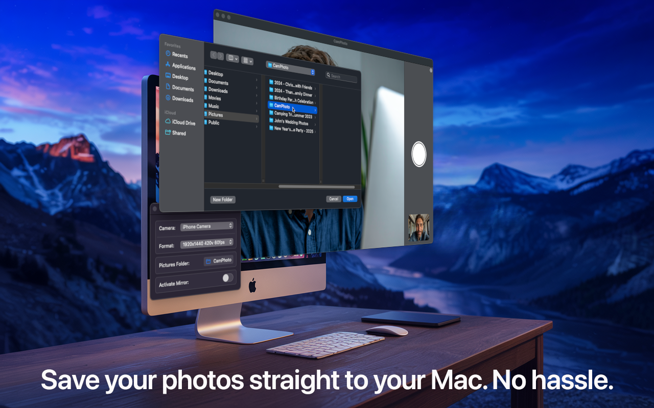 Save Your Photos Straight to Your Mac