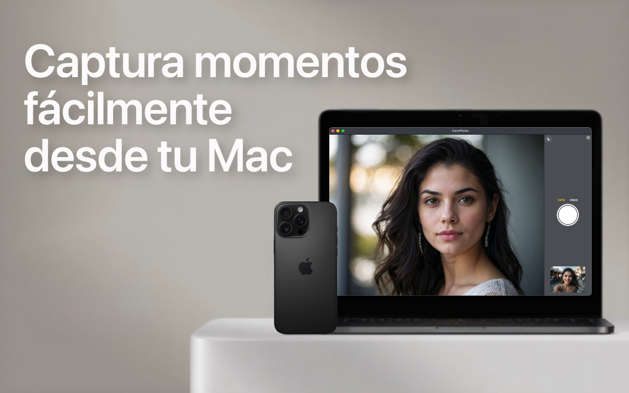 Tomar fotos con Mac